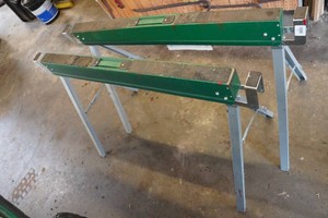MasterForce Folding Steel Sawhorses