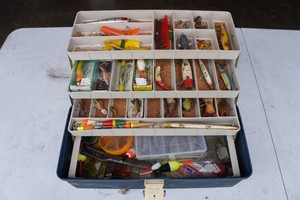 Tackle Box with Vintage Tackle
