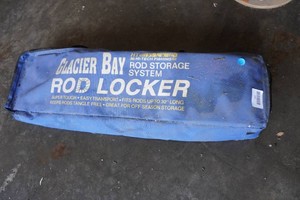 Glacier Bay Rod Locker with Ice Fishing Rods