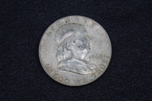 1963-D Franklin US Silver Half Dollar Coin