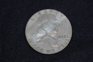 1963-D Franklin US Silver Half Dollar Coin