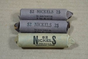 3 Rolls of Nickels