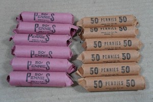 12 Rolls of Pennies