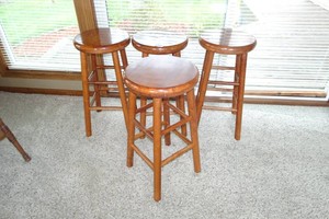 Set of Four 25 Height Swivel Bar Stools