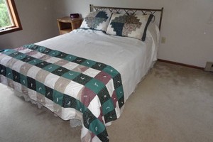 Bedroom Furniture - Queen Bed Frame, Dressers and Drop-Front Dresser