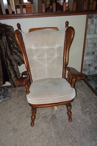 Vintage Wooden Rocking Chair