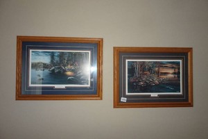 Set of Two Framed Jim Hansel Prints