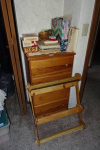 Dresser Full of Sewing Supplies