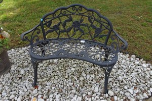 Outdoor Metal Bench