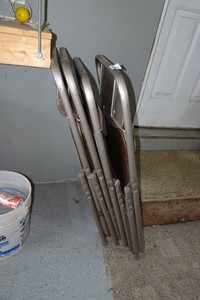 Set of Four Folding Chairs