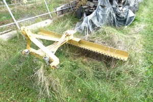 King Kutter 3-Point Yard Rake - 7 Wide