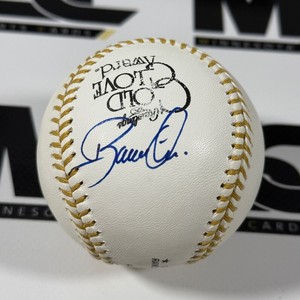 Bobby Abreu Autographed Gold Glove Award Official Rawlings Baseball