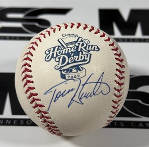 Torii Hunter Autographed 2002 Home Run Derby Baseball w PSA DNA Authenticity