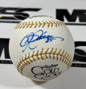 Mike Cameron Autographed Gold Glove Award Official Rawlings Baseball