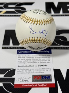 Don Mattingly Autographed Gold Glove Award Official Rawlings Baseball w PSA DNA Authenticity