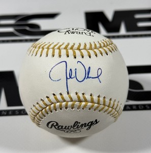 John Olerud Autographed Gold Glove Award Official Rawlings Baseball