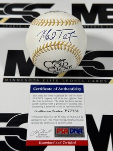 Mark Teixeira Autographed Gold Glove Award Official Rawlings Baseball w PSA DNA Authenticity