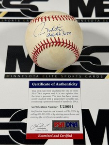 Paul Molitor Autographed Rawlings OALB Budig Baseball w PSA DNA Authenticity