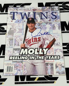 Paul Molitor Autographed Minnesota Twins Baseball Magazine - #1