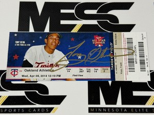 Tony Oliva Autographed Minnesota Twins Game Ticket