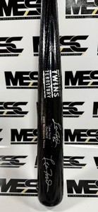 Lew Ford Autographed Minnesota Twins SGA Baseball Bat