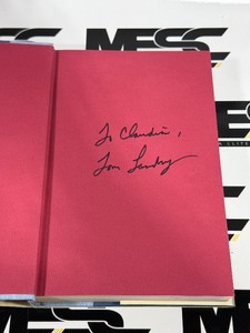 Tom Landry Autographed Autobiography Football Book