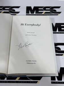 Herb Carneal Autographed Hi Everybody Book