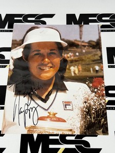 Nancy Lopez Autograph Golf Photo
