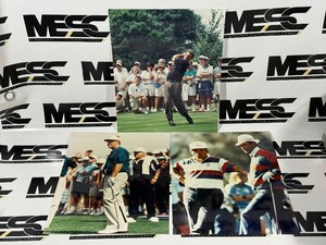 (3) Vintage Golf Photos - Young Mickelson, Nicklaus, Trevino