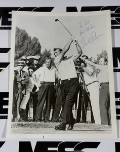 Arnold Palmer Autograph w JSA Authenticity Golf Photo