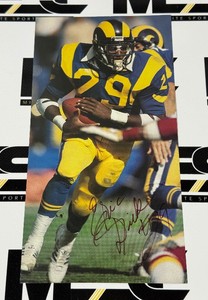 Eric Dickerson Autograph Magazine Photo