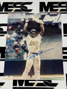 Rickey Henderson Autograph 8x10 Baseball Photo