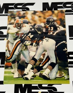 Walter Payton Autograph Chicago Bears Football 8x10 Photo