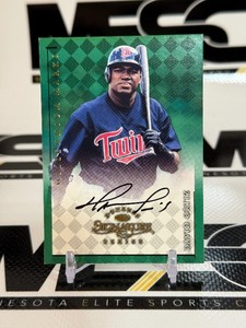 David Ortiz Autograph 1998 Donruss Signature Series Millenium Marks #0611 Limited Edition Baseball Card Minnesota Twins