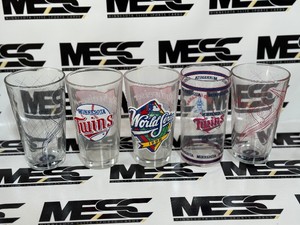 (5) Minnesota Twins Various Glasses