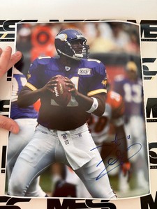 Daunte Culpepper Autograph Photo Minnesota Vikings Football - #1