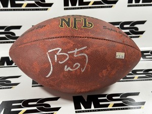 John David Booty Autogtaph Wilson NFL Football - Minnesota Vikings