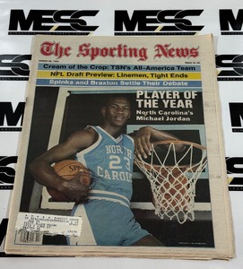 Michael Jordan 1983 The Sporting News Magazine - Vintage Rare - March 28, 1983
