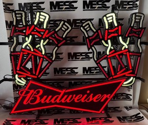 Budweiser Animated Bowling Illuminated Beer Sign