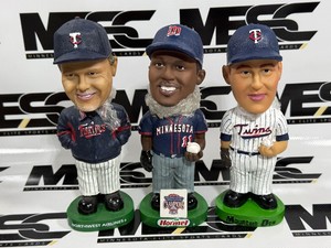 (3) Minnesota Twins Bobbleheads New In Box - Gardenhire, Jones, Kaat