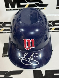Shannon Stewart Autograph Mini Minnesota Twins Batting Helmet