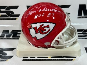 Len Dawson Autograph w Authenticity Kansas City Chiefs Mini Football Helmet