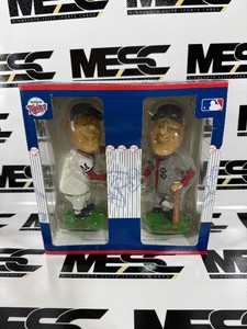 Minnie and Paul Minnedosta Twins Win Twins Bobble Dobbles Baseball Bobblehead Set - New in Box