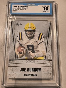 Joe Burrow Graded 10 Rookie Card