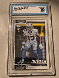CALBE DOWNS ROOKIE CARD GRADED 10