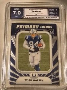 Tyler Warren Rookie Card Graded 7.0