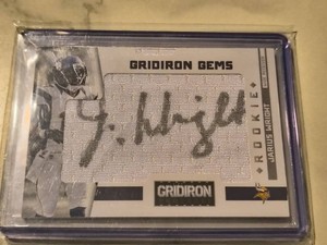 Jarius Wright Autographed Rookie Card