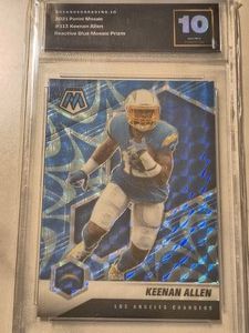 Keenan Allen Football Card Graded 10