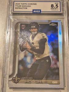 Tyler Shough 2025 Rookie Card Graded 8.5