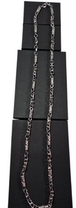 NEW Silver-Tone Industrial Link Statement Chain Necklace  Approx. 15  Box